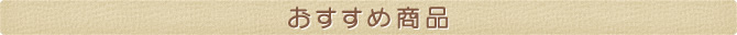 おすすめ商品