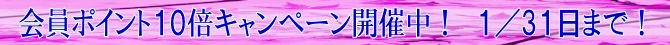 会員ポイント10倍キャンペーン